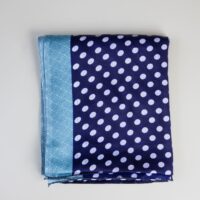 Sininen Polka-Huivi